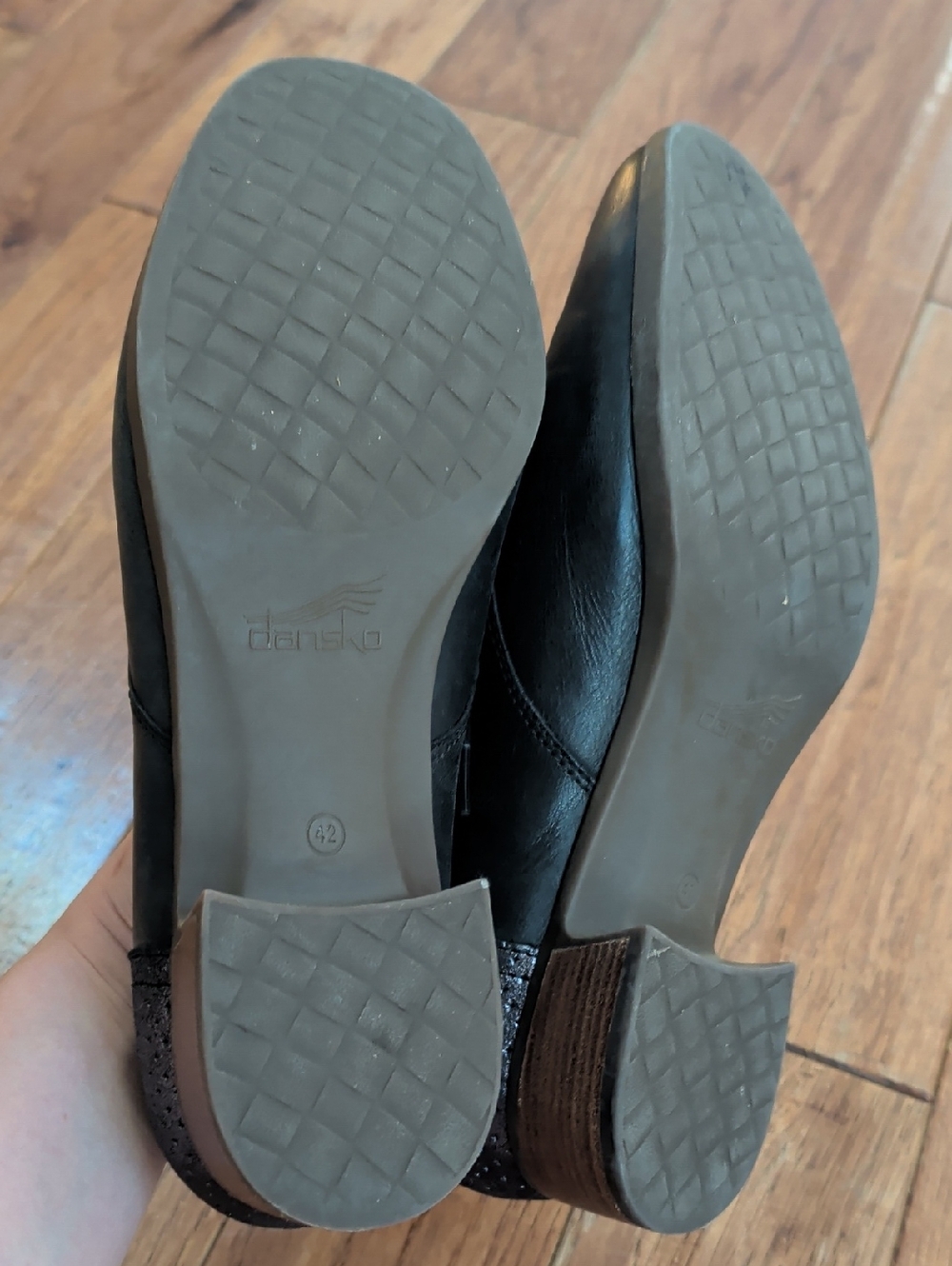 Dankso Louise Academia Black Lace-Up Low Heel Oxfords - Picture 8 of 9